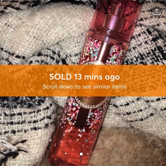 SOLD Bath & Body Works Christmas Cookies Mist - Picture 1 of 2
